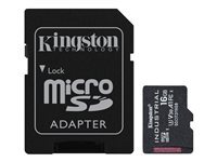 Kingston Industrial - carte memoire flash - 16 Go - microSDHC UHS-I