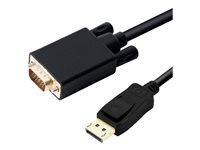 DLH DY-TU4696B - cable d'adaptateur video - DisplayPort pour HD-15 (VGA) - 2 m