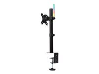 Kensington SmartFit Ergo Single Monitor Arm kit de montage - bras reglable - pour moniteur - noir
