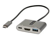 StarTech.com Adaptateur Usb-C Hdmi, Adaptateur Multiport Usb-C Vers Hdmi 4K, 100W Pd Passthrough, Hub Usb 3.0 5Gbps (1Xtype-C/1Xa), Mini Dock Usb-C, Station D'accueil Portable Usb-C (Cdp2hduacp2) Station D'accueil Usb-C / Thunderbolt 3 / Thunderbolt Tail