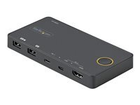 StarTech.com Commutateur KVM - SV221HUC4K - 2 Ports HDMI - 4K Ultra HD - USB Alimenté