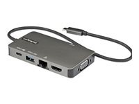 StarTech.com Adaptateur Multiports Usb-C Usb-C Vers Hdmi 4K 30Hz/Vga 1080P Mini Dock Usb Type-C Alimentation 100W Hub Usb Ports Usb 5Gbps Gbe Cable Integre 30Cm (Dkt30chvpd2) Station D'accueil Usb-C Vga, Hdmi 1Gbe Taille 3 de Inmac Wstore