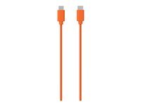 JAYM Pop Collection Cable Usb De Type-C Pin Usb-C Pour Pin Usb-C 1.5 Taille 24 Orange de Inmac Wstore