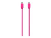 JAYM Pop Collection Cable Usb De Type-C Pin Usb-C Pour Pin Usb-C 1.5 Taille 24 Rose de Inmac Wstore