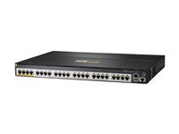 HPE Aruba 24 Smart Rate POE+ 1 Slot commutateur 24 ports Gere Montable sur rack