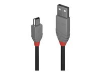 Lindy Anthra Line - cble USB - USB pour mini USB type B - 20 cm