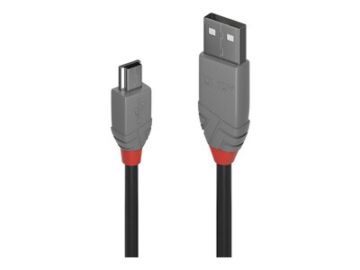 Lindy Anthra Line - cble USB - USB pour mini USB type B - 20 cm