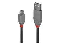 Lindy Anthra Line - cable USB - USB pour Micro-USB de type B - 1 m