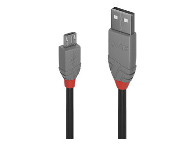 Lindy Anthra Line - cble USB - USB pour Micro-USB de type B - 1 m