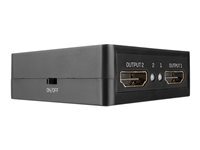 Lindy Compact 2 port HDMI 18G splitter - rpartiteur vido/audio - 2 ports