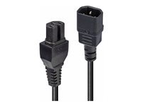 Lindy Noir Hot Condition Type - Rallonge De Câble D'alimentation - Iec 60320 C14 Pour Iec 60320 C15 - 2 M - Moulé - Image 4