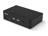 LINDY 39312 Switch KVM DisplayPort 1.4, USB 3.0 & Audio, 2 Ports