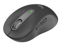 Logitech Signature M650 pour les entreprises - souris - Bluetooth, 2.4 GHz - graphite
