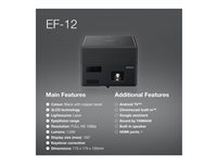 Epson Ef-12 Projecteur 3Lcd Portable Taille 16 Noir de Inmac Wstore - Image 1