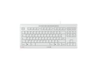 CHERRY STREAM TKL - Clavier - USB - AZERTY - Franais - commutateur : CHERRY SX - gris ple