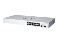 Cisco Commutateur CBS220-16P-2G Gestioné L2 16 Ports Gigabit Ethernet PoE