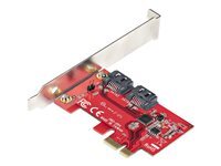 Carte PCIe RAID ports SATA III Gb/s (PEXSAT34RH)