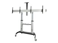 Non Communiqué Noir/Argent Startech.com Stndmtvduo Support Pour Téléviseur 152,4 Cm (60") - Image 4