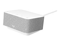 Logitech UC Logi Dock - station d'accueil - blanc cass - tout-en-un avec commandes pour les runions et haut-parleur - USB-C - HDMI - DP - Bluetooth