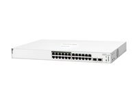HPE Networking Instant On 1830 24G 12p Class4 PoE 2SFP 195W Switch - commutateur - 24 ports - intelligent - Montable sur rack