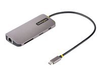 StarTech.com Adaptateur Multiport USB C - Vidéo HDMI 4K 60Hz - Hub USB-A 5 Gbps à 3 Ports, 100W PD Pass-Through, GbE, SD/Micro SD, Station d'Accueil/M