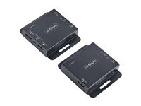StarTech.com Rallonge HDMI Cat6/Cat5 - Extendeur HDMI/Video 4K30Hz/39m ou 1080p/70m - Prolongateur HDMI sur Ethernet/RJ45 - Kit emetteur Recepteur - Extension IR - Extender HDMI (EXTEND-HDMI-4K40C6P1) - prolongateur audio/video - HDMI