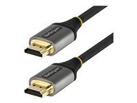 Cable HDMI 2.0 Premium Certifie de 50cm - Cable HDMI 4k 60hz Ultra HD a Haut Debit - Cordon video HDMI UHD - pour Moniteurs, Televiseurs et ecrans UHD - M/M, Cable HDMI 2.0 Certifie Premium - blinde - gris, noir, support pour 4K60Hz (3840 x 2160)