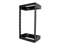 StarTech.com - Rack Mural Ouvert 19 pouces - 18U - Profondeur Réglable 12-20 pouces - Noir - Image 4