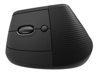 Logitech Lift Vertical Ergonomic Mouse - souris verticale - Bluetooth, 2.4 GHz - graphite