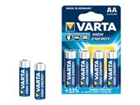 Varta High Energy batterie - 4 x type AA - Alcaline