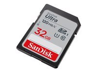 Sandisk Ultra SDHC UHS-I 32 Go (SDSDUN4-032G-GN6IN)