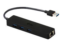 i-Tec USB 3.0 Slim HUB 3 Port + Gigabit Ethernet Adapter - concentrateur (hub) - 3 ports