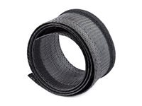 Startech.com Noir Gaine De Câble Tressée De 3M - Organisateur De Câble Gros Calibre, 3Cm De Diamètre - Protège Câble Électrique En Polyester - Gaine Cache Câble Informatique - Manchon De Câble Pour Pc - Neuf - Image 4