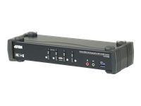 Commutateur KVM Aten KH1516A - Contrôle 16 PCs Via RJ45, Support Résolutions Jusqu'à 1600x1200, Câbles Cat5e/6