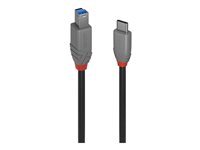 Lindy Anthra Line - Cable USB de type-C - 24 pin USB-C pour USB Type B - 1 m