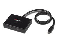 Lindy Noir 43329 Hub & Concentrateur Usb 3.2 Gen 1 (3.1 Gen 1) Type-C 5000 Mbit/S - Neuf - Image 4