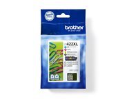 Lot De 4 Cartouches D'Encre Cyan Compatibles Brother DCP-J572DW J772DW - Go Inks 7ml - Neuf