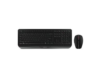 CHERRY GENTIX DESKTOP - ensemble clavier et souris - Anglais - noir Priphrique d\'entre