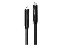 Lindy - Câble USB-C vers USB-C - USB 3.2 Gen 2 - Thunderbolt 3 - 10 m - Noir - Image 4