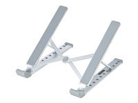 StarTech.com Foldable Laptop Riser Stand, Portable Height Adjustable Ergonomic Laptop Stand, Ventilated Aluminum Frame Supports (10Kg), Tilt/Raised/Angled Laptop/Tablet Stand, Collapsible Design Support Pour Ordinateur Portable 22Lb de Inmac Wstore - Image 1