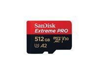SanDisk Extreme Pro - carte mmoire flash - 512 Go - microSDXC UHS-I