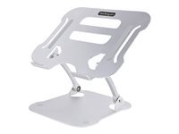 StarTech.com Laptop Stand For Desk, Ergonomic Laptop Stand Adjustable Height, Aluminum, Portable, Supports Up To (10Kg), Foldable Laptop Holder For Desk Angled Notebook Computer Riser/Lift (Adj-Laptop-Riser) Support Pour Ordinateur Portable 22Lb de Inmac