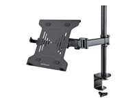 StarTech.com Laptop Desk Mount, Monitor And Laptop Mount For Desk, Displays (8Kg/17.6Lb) Laptops (4.5Kg/9.9Lbs), Adjustable Articulating Vesa Laptop Tray Arm Desk Monitor Mount Clamp / Grommet Mount (A-Laptop-Desk-Mount) Kit De Montage Pour 34In de Inmac