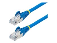 StarTech.com 1.5m CAT6a Ethernet Cable - Blue Low Smoke Zero Halogen (LSZH) 10GbE 500MHz 100W PoE++ Snagless RJ-45 w/Strain Reliefs S/FTP Network Patch Cord cordon de raccordement 1.5 m bleu