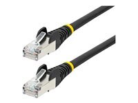 Startech.com Noir Câble Ethernet Cat6a 3M - Low Smoke Zero Halogen (Lszh) - 10 Gigabit 500Mhz 100W Poe Rj45 S/Ftp Cordon De Raccordement Réseau Snagless Avec Décharge De Tension - Neuf - Image 3