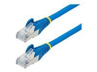 StarTech.com 3m CAT6a Ethernet Cable - Blue Low Smoke Zero Halogen (LSZH) 10GbE 500MHz 100W PoE++ Snagless RJ-45 w/Strain Reliefs S/FTP Network Patch Cord cordon de raccordement 3 m bleu