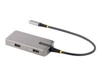 StarTech.com Usb-C Multiport Adapter, 4K 60Hz Hdmi W/Hdr, 2-Port 5Gbps Usb 3.0 Hub, 100W Power Delivery Pass-Through, Gbe, Usb Type C Mini Docking Station, Works With Chromebook Certified Windows, Macos (103B-Usbc-Multiport) Station D'accueil Usb-C Taill