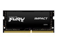 Kingston FURY Impact - DDR4 - kit - 64 Go: 2 x 32 Go - SO DIMM 260 broches - 3200 MHz / PC4-25600 - mmoire sans tampon