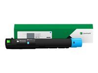 Lexmark - cyan - original - cartouche de toner - LCCP, LRP