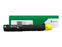 Lexmark - jaune - original - cartouche de toner - LCCP, LRP